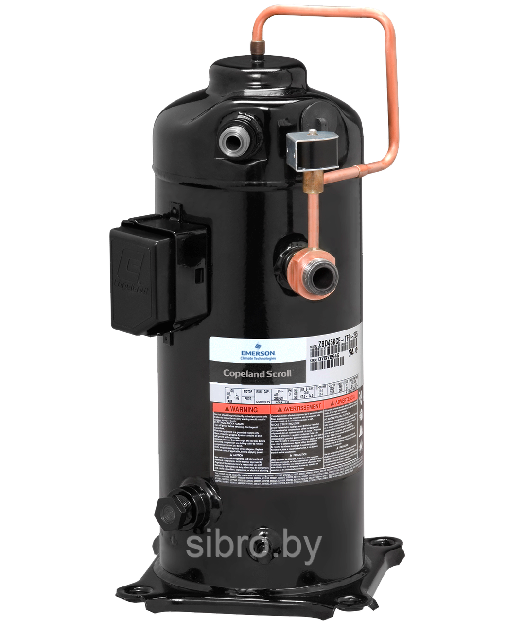 Спиральный компрессор цифровой Copeland ZBD 38 KCE-TFD-558 / ZBD 38 KQE-TFD-558