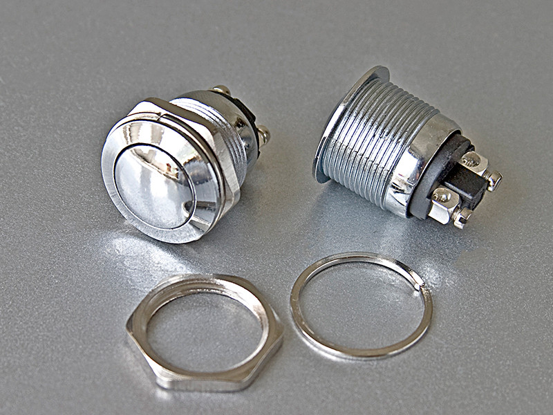 Кнопка PBC-28B off-(on) металл D19 mm
