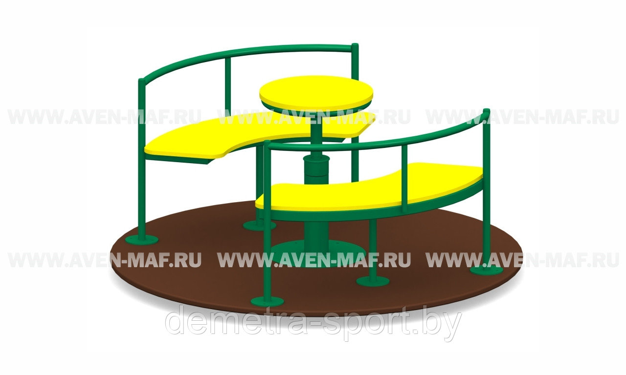 Карусель с рулем уличная