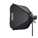 Софтбокс Godox SGGV8080 для накамерных вспышек (с сотами и адаптером S2), фото 6