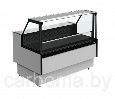 Витрина холодильная Carboma Palm 3 GC95 SL 1,25-1 (с боковинами) версия 2.0 9006-9005 до -18