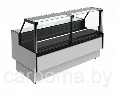 Витрина холодильная Carboma Palm 3 GC95 SL 1,8-1 (с боковинами) версия 2.0 9006-9005 до -18