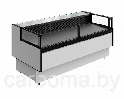 Витрина холодильная Carboma Palm 3 GC95 VM 2,0-2 (открытая, с боковинами) версия 2.0 9006-9005 +2...+6