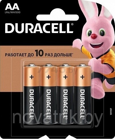 Батарейка DURACELL LR6/MN1500 4BP (Цена за шт с НДС)