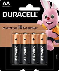 Батарейка DURACELL LR6/MN1500 4BP (Цена за шт с НДС)