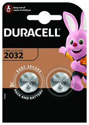 Батарейки DURACELL Lithium DL2032 2BP (2 шт) (Цена за шт с НДС)