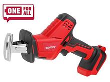 Аккум. сабельная пила WORTEX CSR 1018 E в кор. ALL1 XLT SOLO 18В, дер.100 мм (18 В, БЕЗ АКБ И ЗУ, дерево до