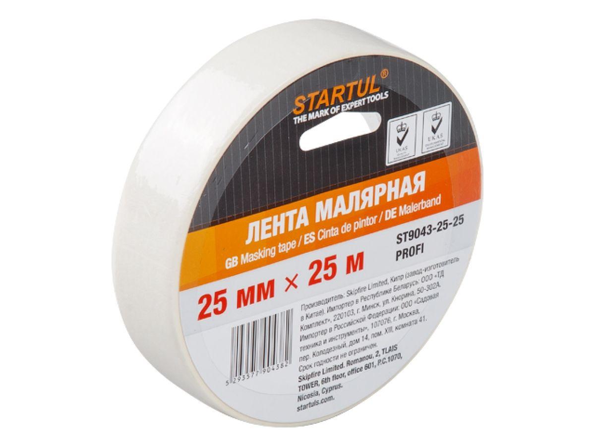 Лента малярная 25 мм х 25 м STARTUL PROFI