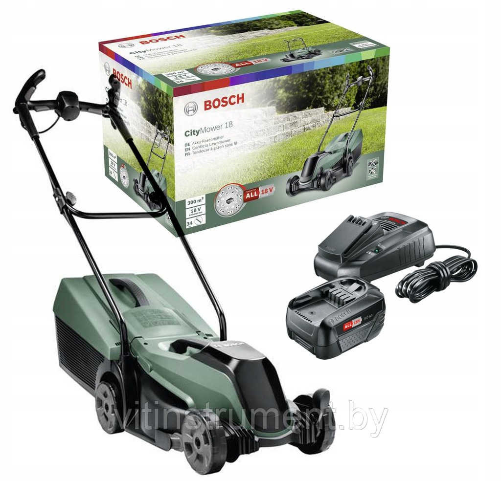 Газонокосилка аккумуляторная CityMower 18 BOSCH (06008B9A00)
