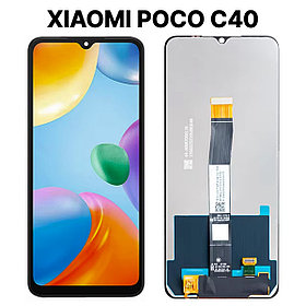 Экран для Xiaomi Redmi 10C c тачскрином, черный