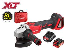 Аккум. углошлифмашина WORTEX CAG 1812 E в чем. ALL1 XLT SET БЕСЩЕТ., 18 В, 125 мм, 8000 об/мин, 1 (рег. об.)