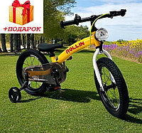 Велосипед-беговел BUBAGO Rollin 14" колеса, BG 166-3 Желтый