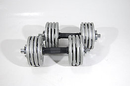 Набор гантелей металлических Хаммертон Atlas Sport 2x11,5 кг (16дисков по 1,25кг)