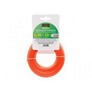 Леска ф 2.4 мм х 15 м "звездочка" STARTUL GARDEN, арт.ST6059-24