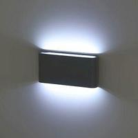 АТЛ Декоративная подсветка ЭРА WL41 GR светодиодная 10Вт 3500К серый IP54 для интерьера, фасадов зданий