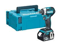 Аккум. шуруповерт MAKITA LXT DTD 154 RFE в чем. (18.0 В, 2 акк., 3.0 А/ч Li-Ion, 3 скор., 175 Нм, шурупы до 13