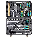 Набор инструментов 142 пр.1/4''3/8''1/2''(6-гр.)(4-32мм), фото 2
