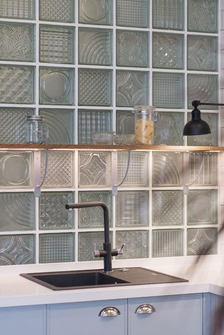 Стеклоблок SevesGlassBlock остальные фактуры бесцветные 19x19x8 см