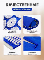 Коврик массажный акупунктурный с подголовником Estix-2, фото 3