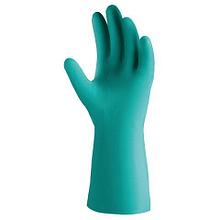 Перчатки нитриловые КЩС JETA SAFETY, хлопчатобумажное напыление, 8(M), 9(L), 10 (XL) зеленые ЦЕНА без НДС!!!