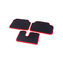 Коврик салона для а/м ВАЗ-2121,21213-214 к-т.4шт черный/окантовка красный EVA, фото 3