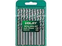 Сверло по металлу ц/х 6.0х57х93 мм HSS, комплект из 10-ти шт ВОЛАТ