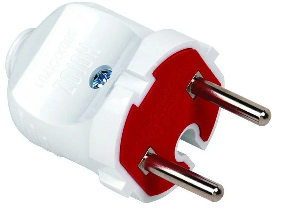 Horoz,Вилка прямая б/з,белая 300.000.701 , пр-во:Турция