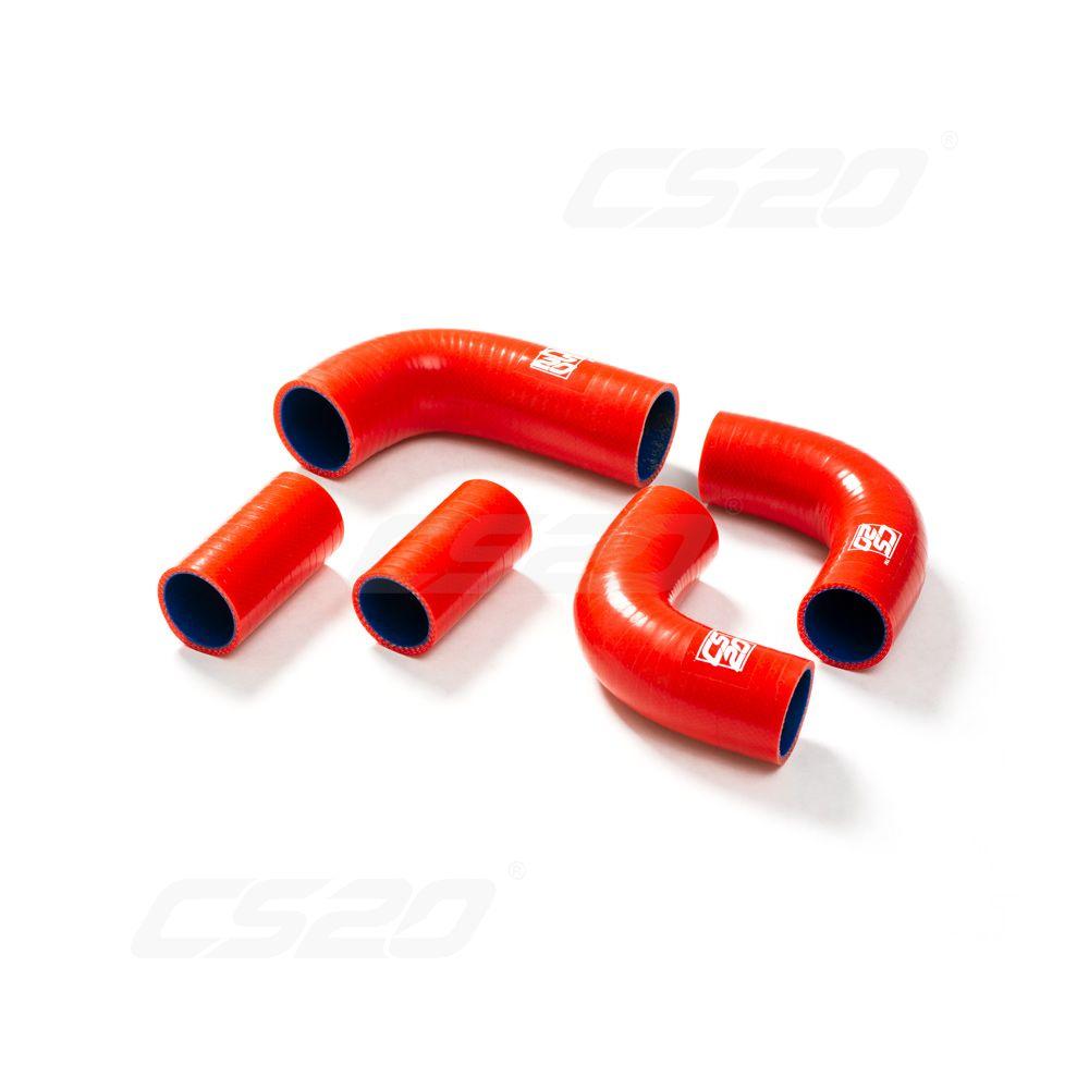 Патрубок ГАЗ-3110 радиатора дв,ЗМЗ-406 к-т,5шт силикон КРАСНЫЙ Drive