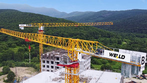 Башенный кран WELLD QTZ 125 (6516) - 10 т