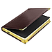Ежедневник полудатированный Classic Pristine Gold с металлическими уголками, в твердой обложке с поролоном, фото 3