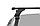 Багажник LUX Peugeot 207, 308, 407, 3008 I, 5008 I / Citroen С5 II с прямоугольными дугами в пластике, фото 3