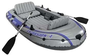 Надувная лодка Intex Excursion-4 68324NP четырехместная