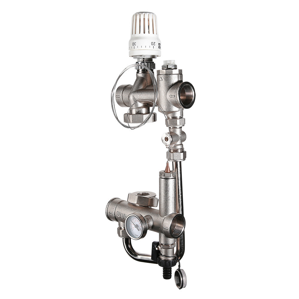 Узел насосно-смесительный VALTEC VT.VALMIX.0 без насоса (монтажная L насоса 130 мм)