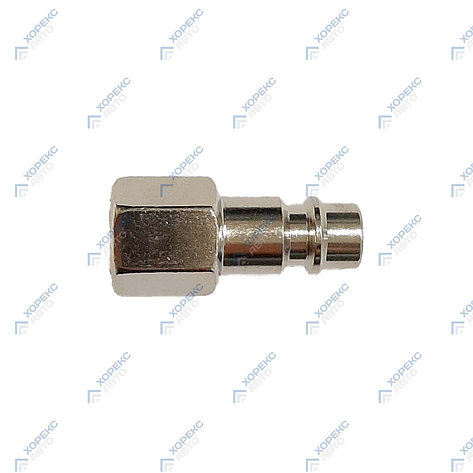 Штуцер пневматический стальной 1/4" ВР Гамматест YE12-2PF, фото 2