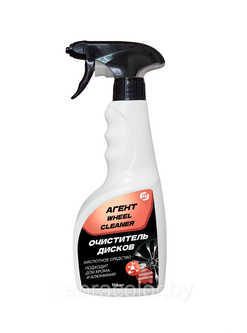 АГЕНТ. Очиститель дисков WHELL CLEANER / Агент E Weely, 500 мл (триггер)