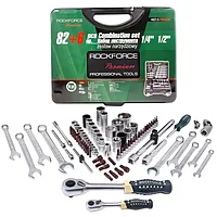 Набор инструментов 1/4", 1/2" 6 граней 88 предметов Rock FORCE (RF-4821-5 PREMIUM)