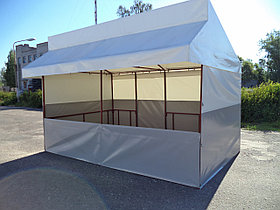 Торговая палатка с "ломаной крышей". Размер 3,00 х 4,00 м.