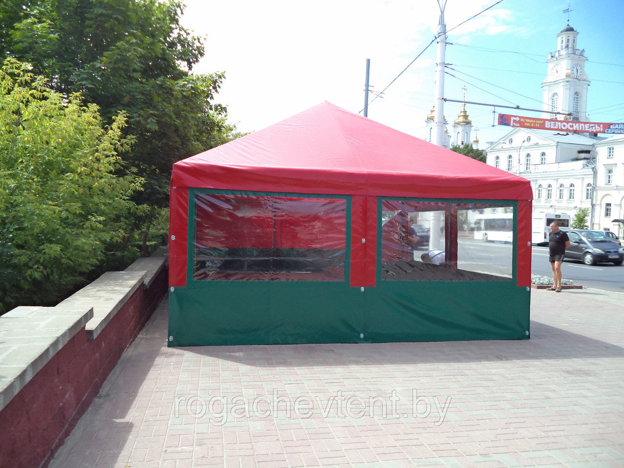 Шатер тентовый. Размер 5,00х10,00 м