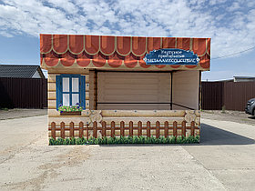 Торговая палатка с "односкатной крышей". Размер 2,50х4,00