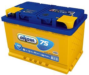 АКБ  6СТ-75 VL *АКОМ* EURO 750А