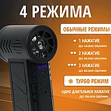 Воздуходувка портативная аккумуляторная Mini jet fan X8, фото 2