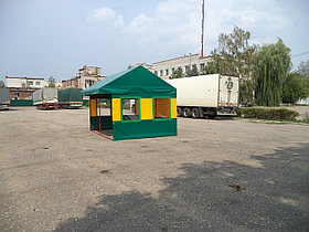 Торговая палатка с "двухскатной крышей". Размер 3,00х4,00 м