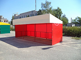 Торговая палатка с "односкатной крышей". Размер 2,00 х 6,00 м.