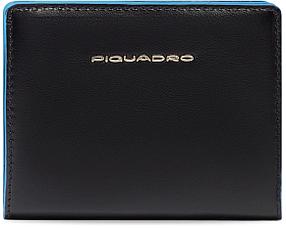 Кошелек женский Piquadro Blue Square PD6660B2R/N черный натур.кожа