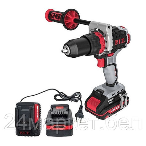 Ударная дрель-шуруповерт P.I.T. PSB20H-13C/2 (с 2-мя АКБ, кейс), фото 2