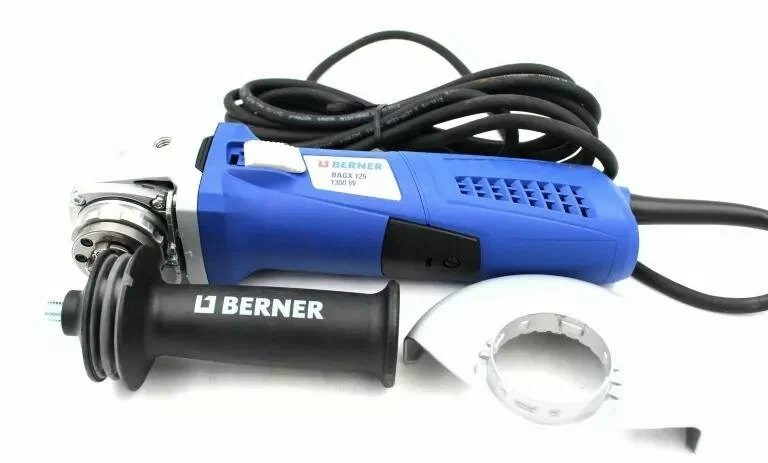 Угловая шлифовальная машина BERNER BAG 125-2 (1300W) (в кейсе)