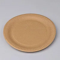 Тарелка бумажная Д-23 см, Плотная 50 шт/упак.