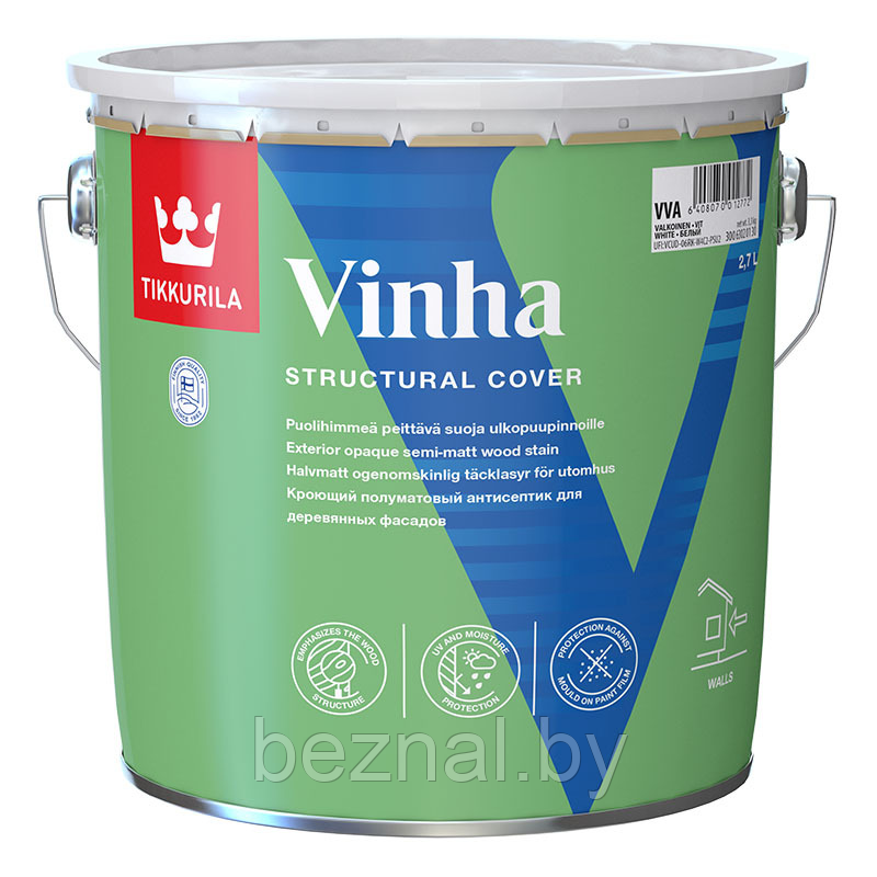 Антисептик для дерева Tikkurila Vinha ФИНЛЯНДИЯ