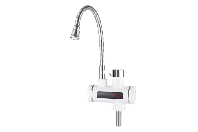 Кран-водонагреватель проточного типа UNIPUMP BEF-001-02 (с дисплеем и гибким изливом)