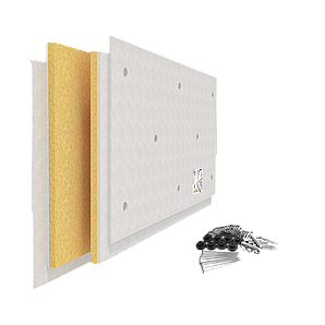 АкустикГипс Basic 40, звукоизоляционная сэндвич-панель, 1200х600х40 мм (0,72м2/шт)